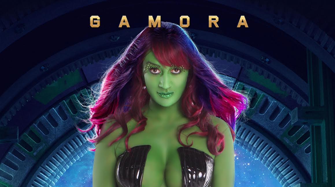 Gamora - Bodypainting - Human Statues Bodyart