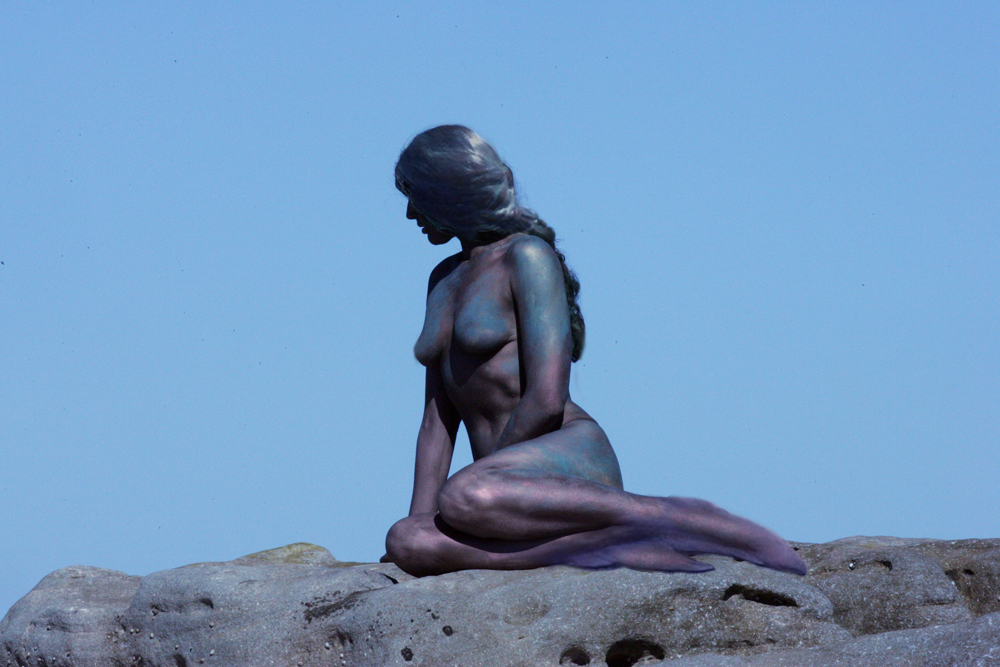 Nautical Theme Entertainers - Mermaid - Human Statue Bodyart