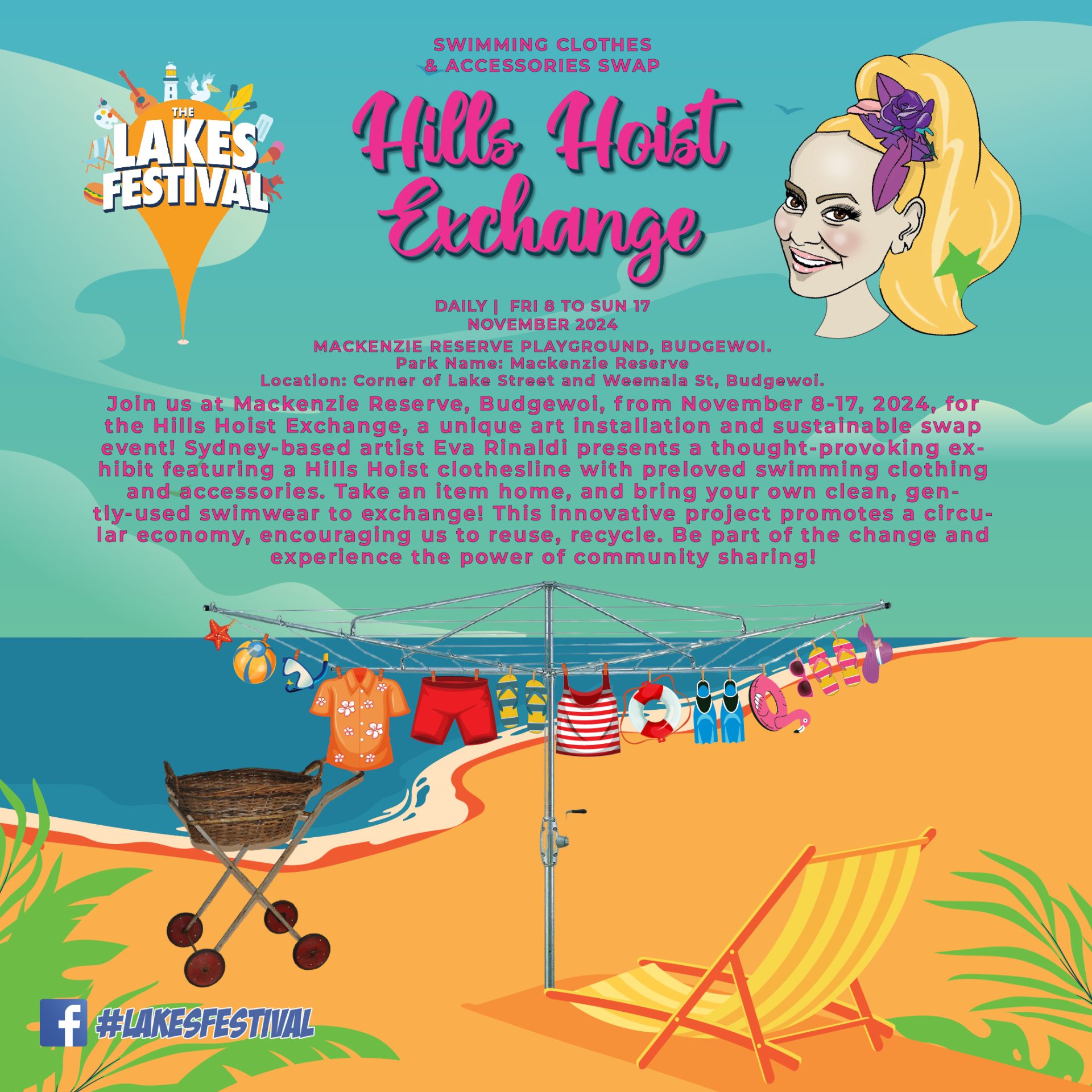 Hills Hoist Swap - Lakes Festival