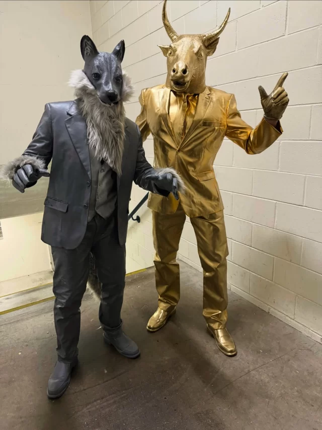 #thestar #promo #wolf #bull #dfp #humanstatuebodyart