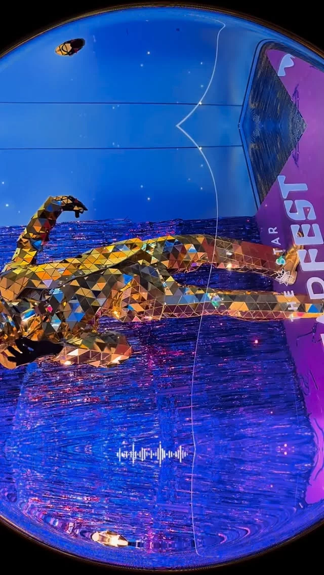 @aleksei_the_peacefulwarrior @thestarsydney @starfest @humanstatuebodyart @douglasfabianproductions #mirrorman #gold