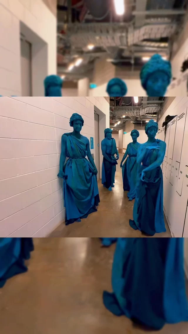 Human Statue Bodyart -Aleksei MastovichAshleigh GraceLilli An-Chanelle FreelandArt Gallery of NSW @humanstatuebodyart #paramount liquor