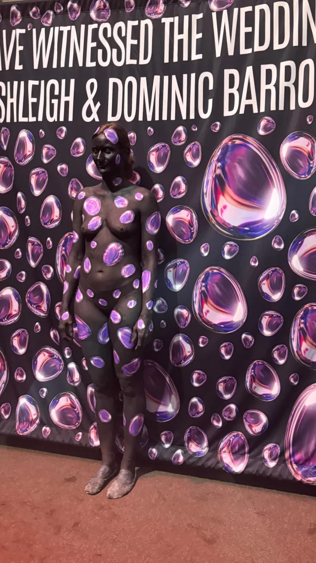 @ngvmelbourne #humanstatuebodyart #jiham #vera #wedding #domenic&ashleighbarro #camouflage #bodypainting