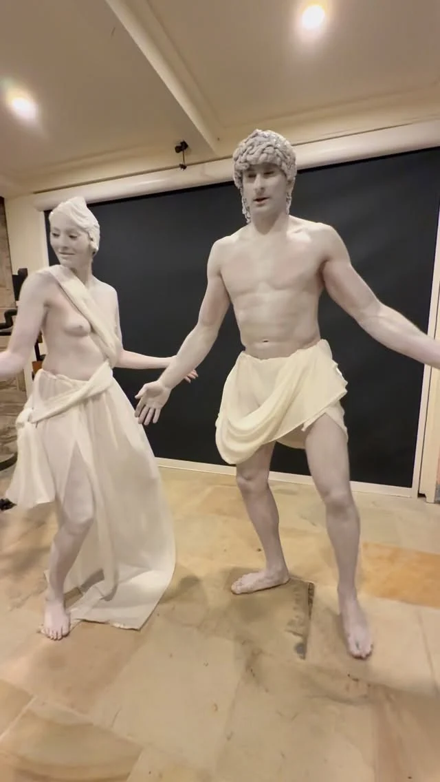 #itsawrap #humanstatuebodyart #greek #humanstatues #spartacus